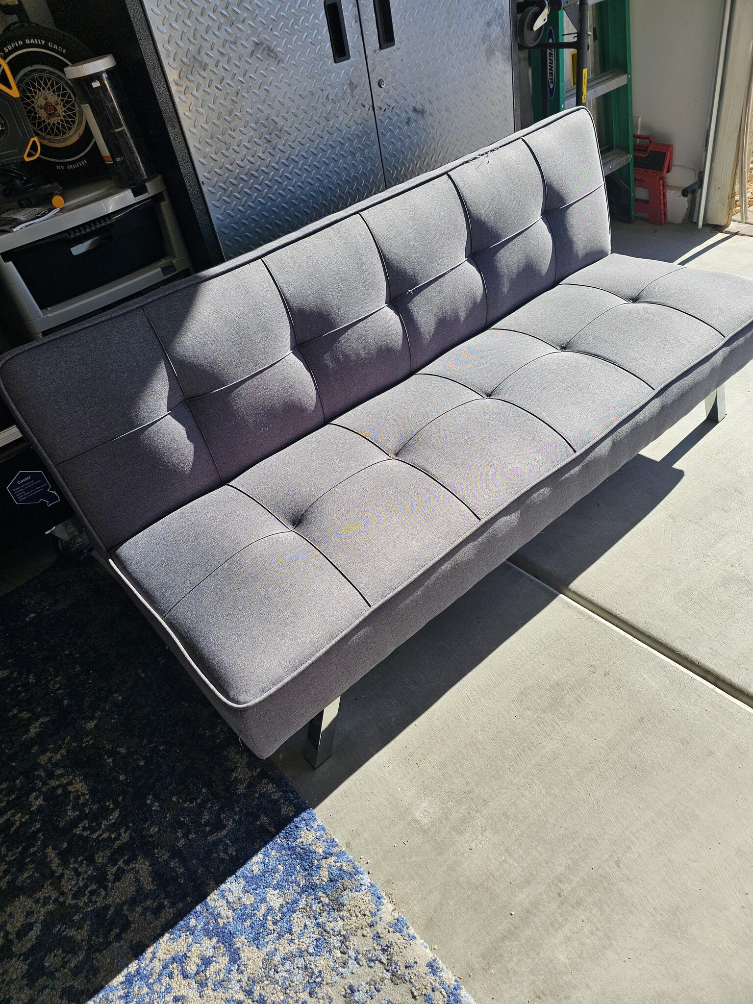 Grey Futon Couch (bed) for 100 in Henderson, NV For Sale & Free