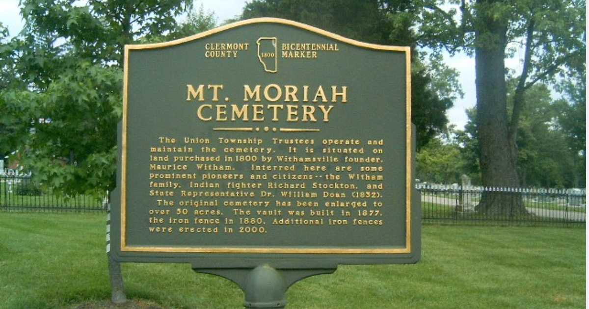 Four Cemetery plots in Mt. Moriah Cemetary for 500 in Cincinnati, OH