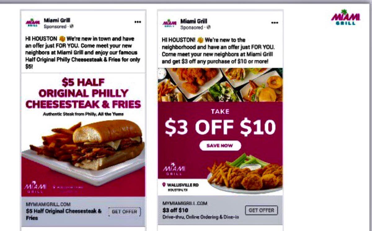 Miami shop grill coupons