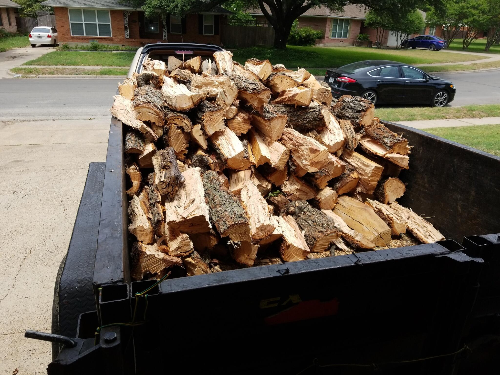 Firewood with free delivery for Free in Dallas, TX For Sale & Free