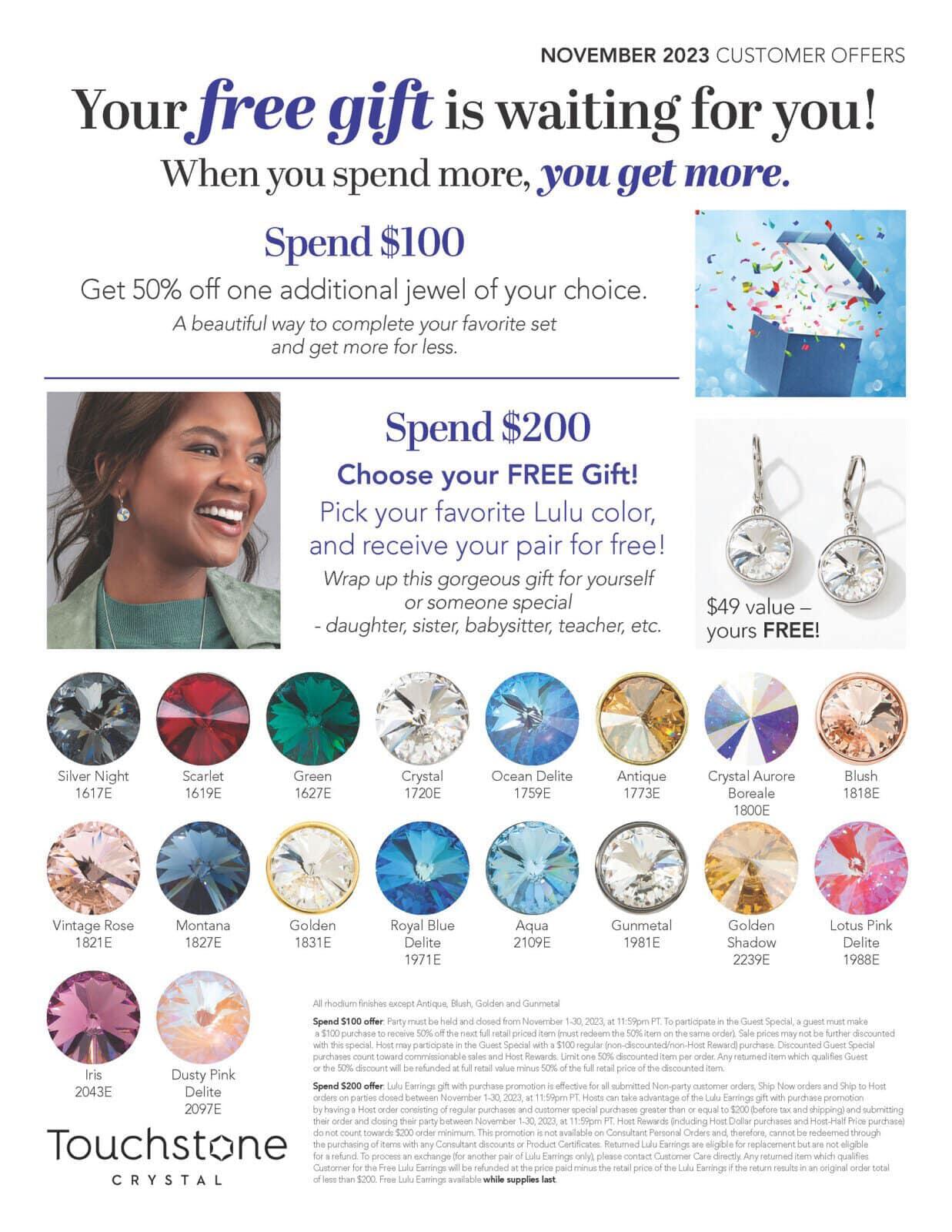 Touchstone crystal deals customer service