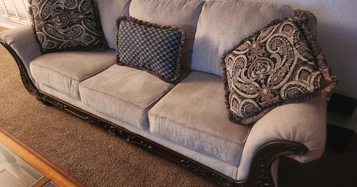 Used Ashley Layton Delia Chenille Sofa for 150 in Shelby Township, MI For Sale & Free — Nextdoor