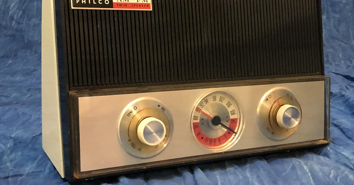 Final discount great philco am fm tube radio for 95 in worthington