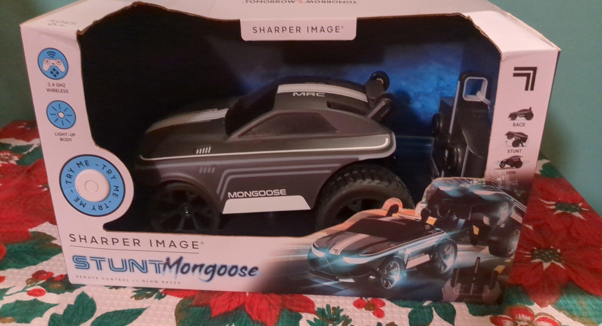 Sharper Image RC Stunt Mongoose Glow Racer Car with Light-up Body