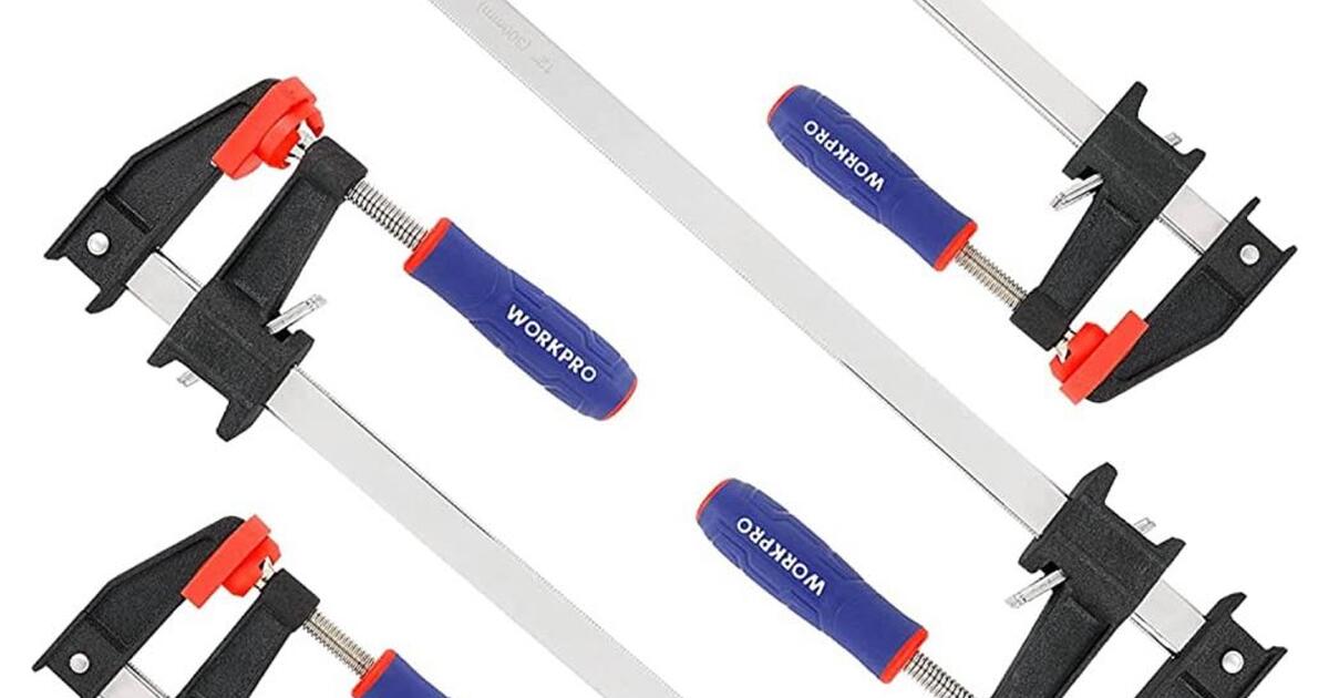 workpro-6-inch-12-inch-steel-bar-clamp-set-4-pack-for-30-in