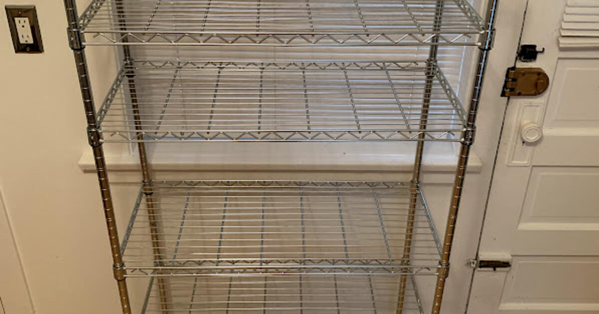 Metal Wire Storage Shelves for $80 in Chicago, IL | For Sale & Free ...