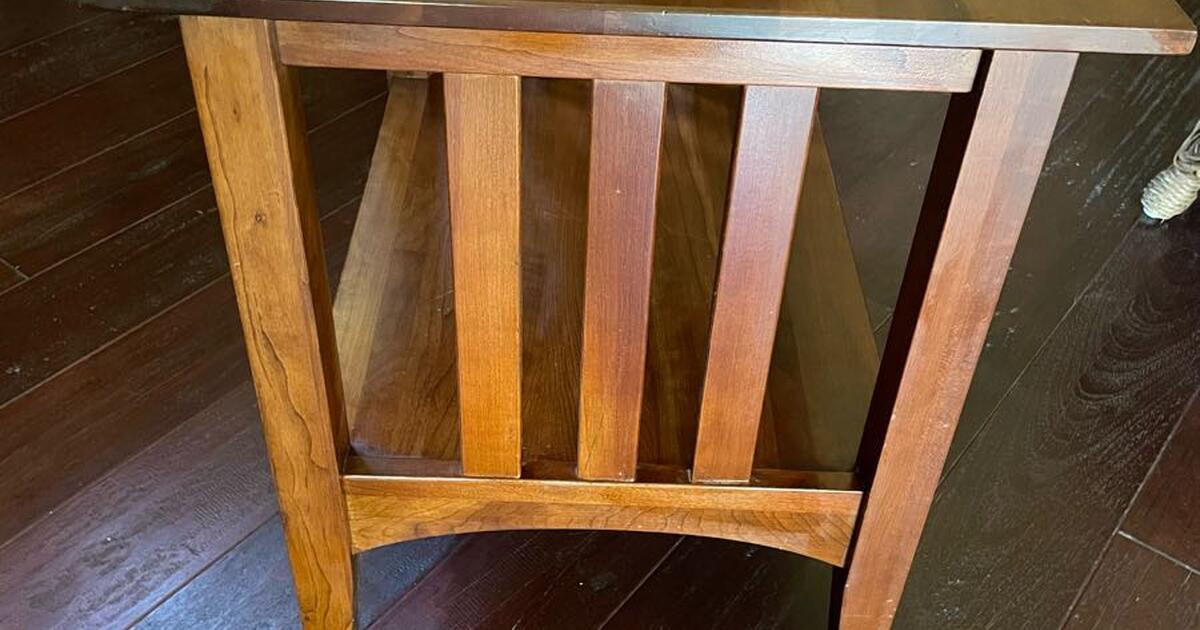 Pair of Ethan Allen Mission/Stickley style End Tables for 75 in Wayne