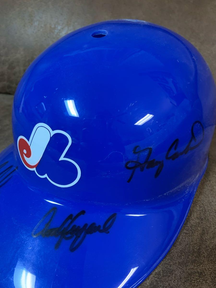 Montreal Expos Helmet, With Autographs For $25 In Lawrenceville