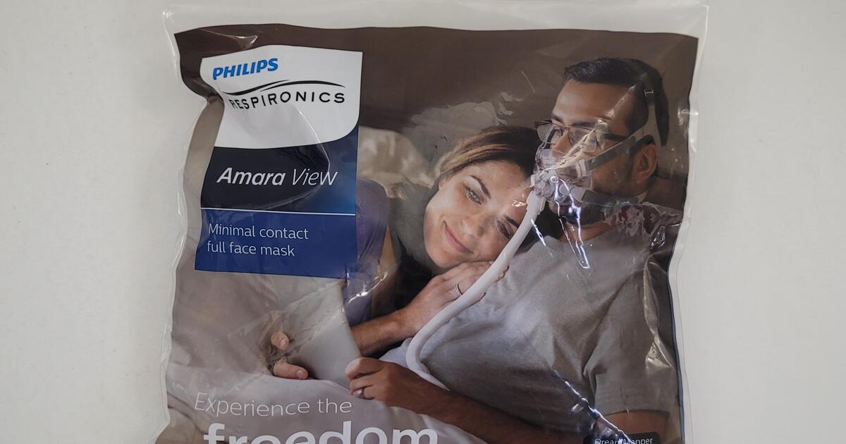 Philips Respironics Amara View Full Face Mask HCPCS A7030, A7035 NEW
