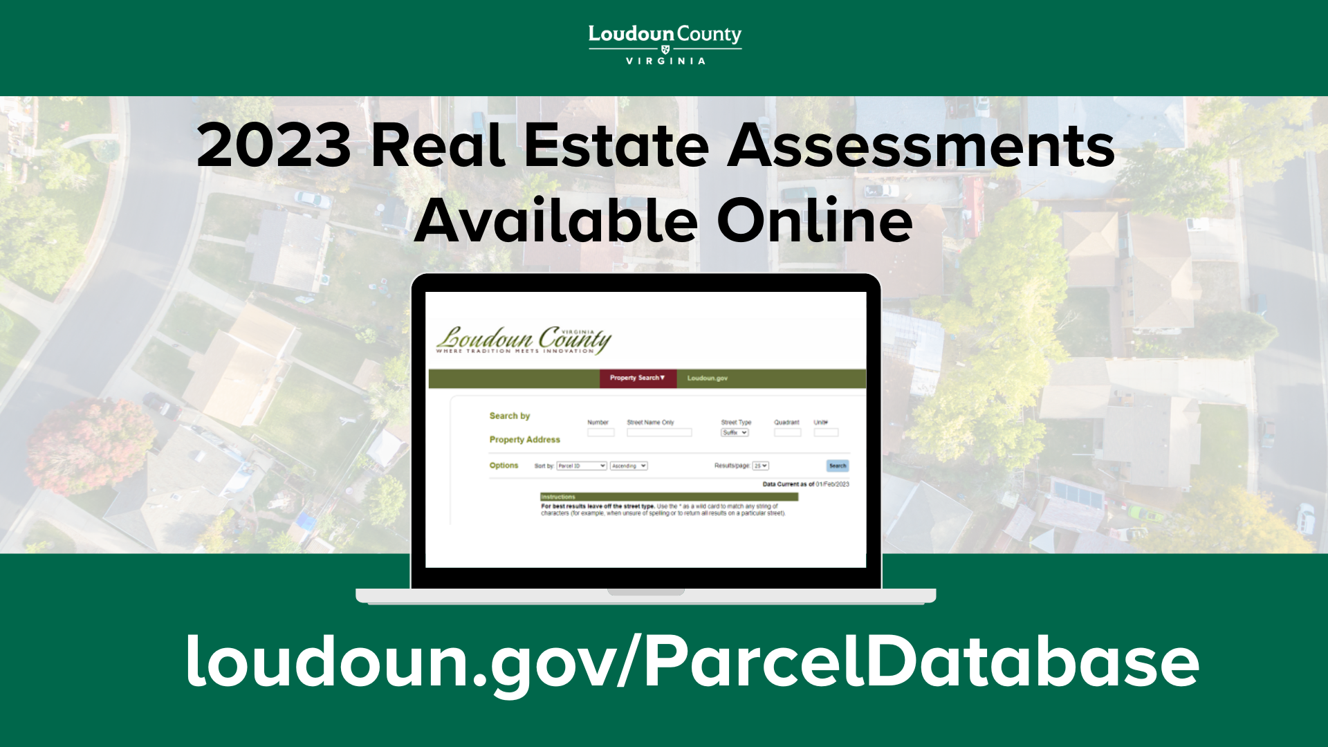 2023 Real Estate Assessments Available Online (Loudoun County