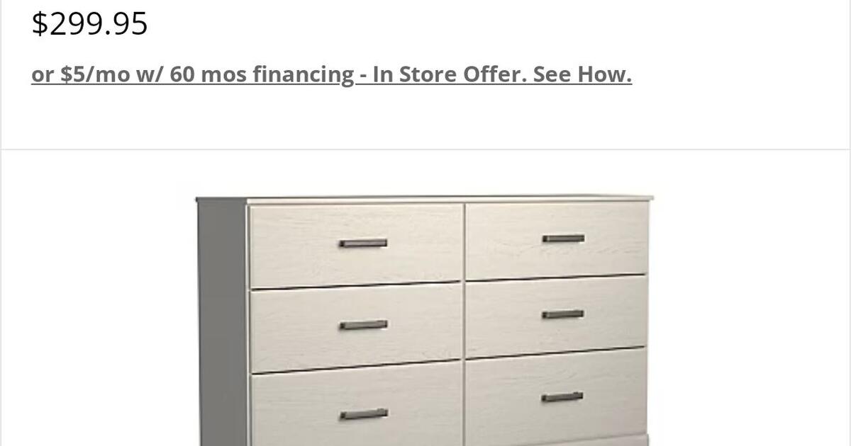 2 Brand New White Sturdy Dressers for 200 in Mankato, MN Finds