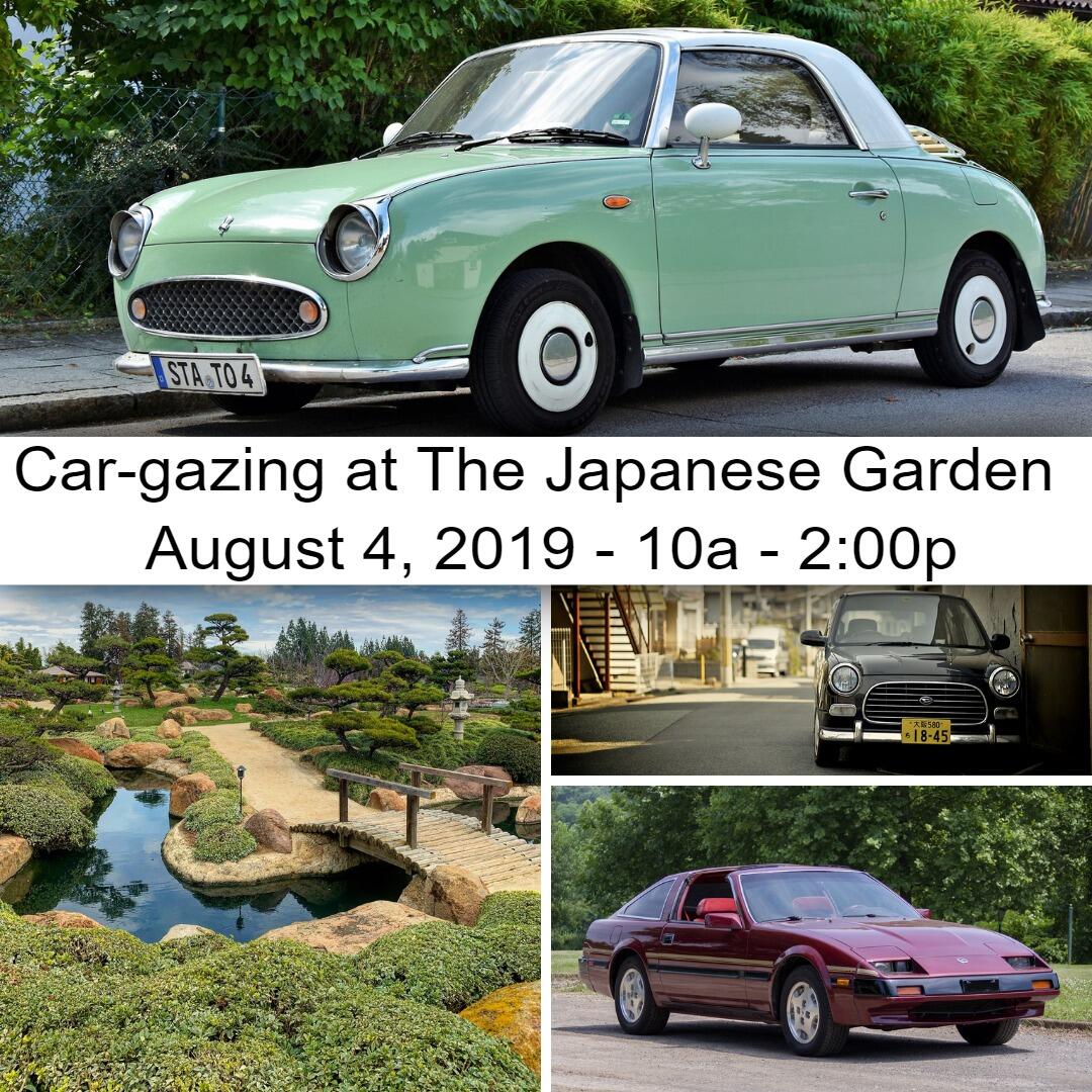 Vintage Japanese Car Show at LASAN's Japanese Garden Sunday, Aug. 4th