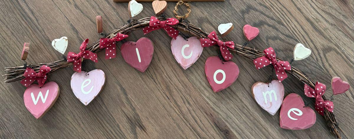 Valentine's Heart Welcome Farmhouse Decor