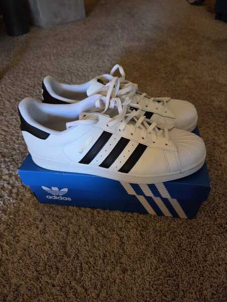 Adidas Superstar Sneakers, Men's Size 10.5 For Free In San Mateo, CA | For Sale & Free Nextdoor Adidas Superstar Sneakers, Men's Size 10.5 For Free In San Mateo, CA | For Sale & Free Nextdoor