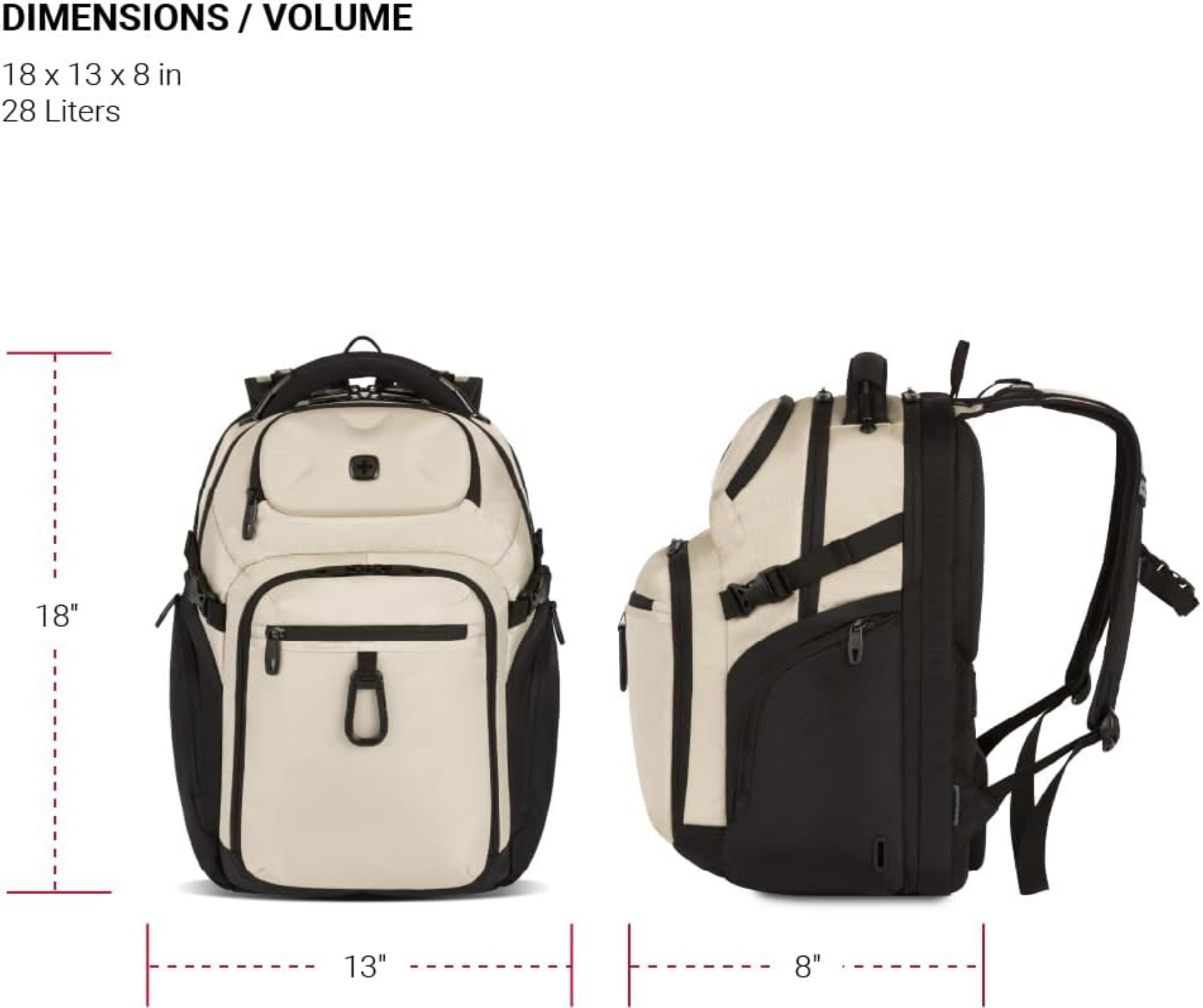 SwissGear Endure ScanSmart Laptop Backpack – Vintage Khaki - 17\