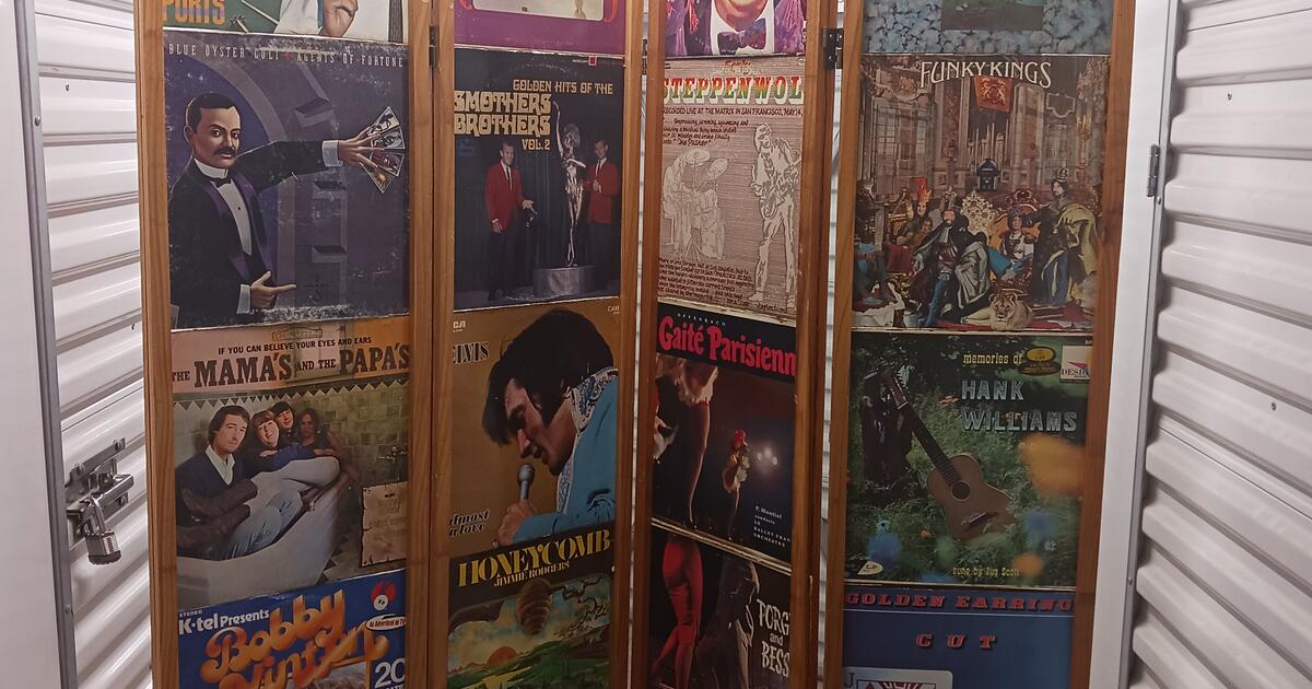 Room Divider Made With Empty Records for $30 in Port Townsend, WA | For ...