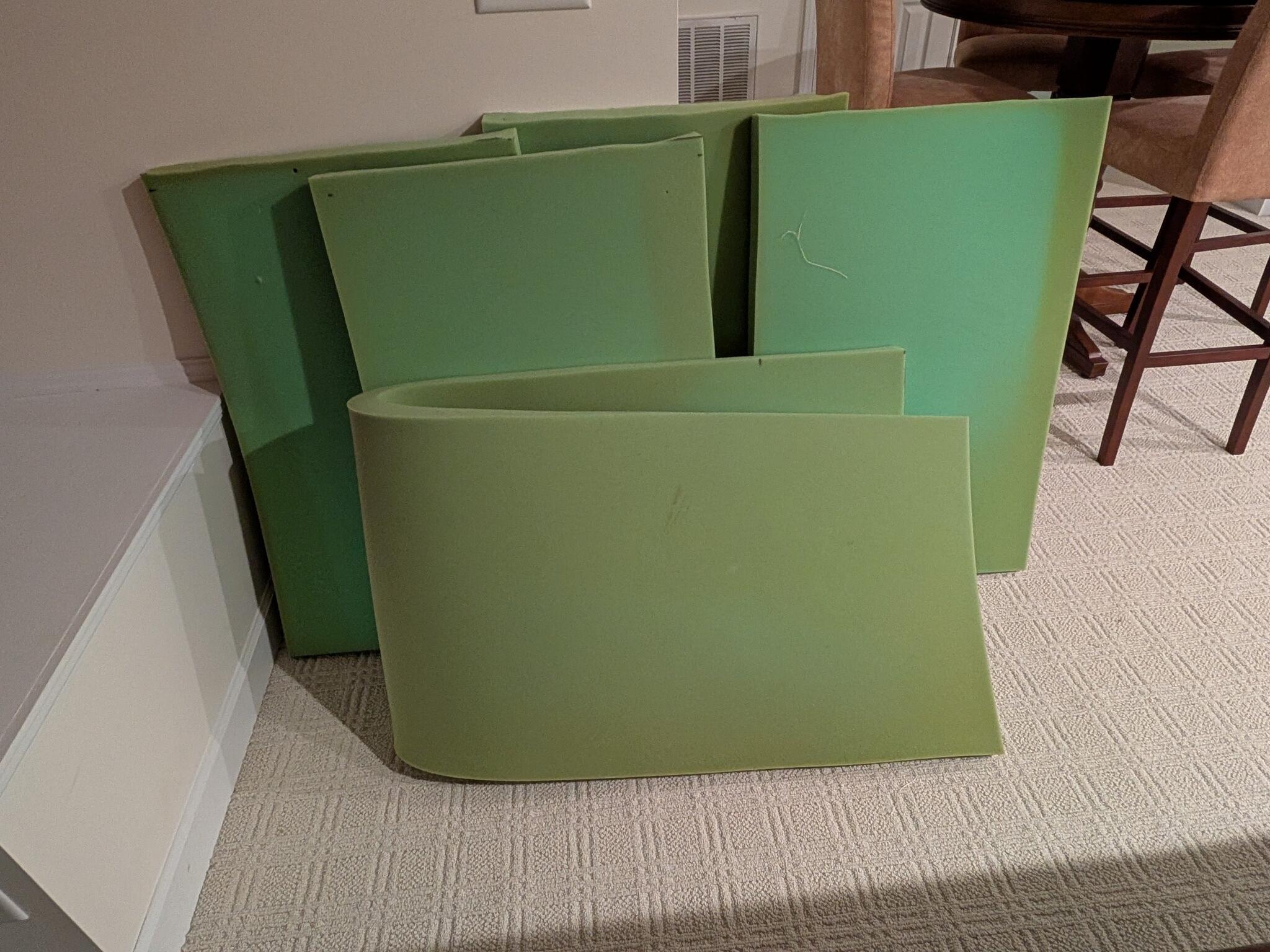 Green Foam Pads