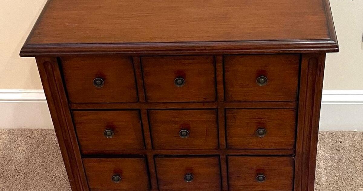 9 Drawer Accent Apothecary Side End Table for $30 in Bethesda, MD | For ...