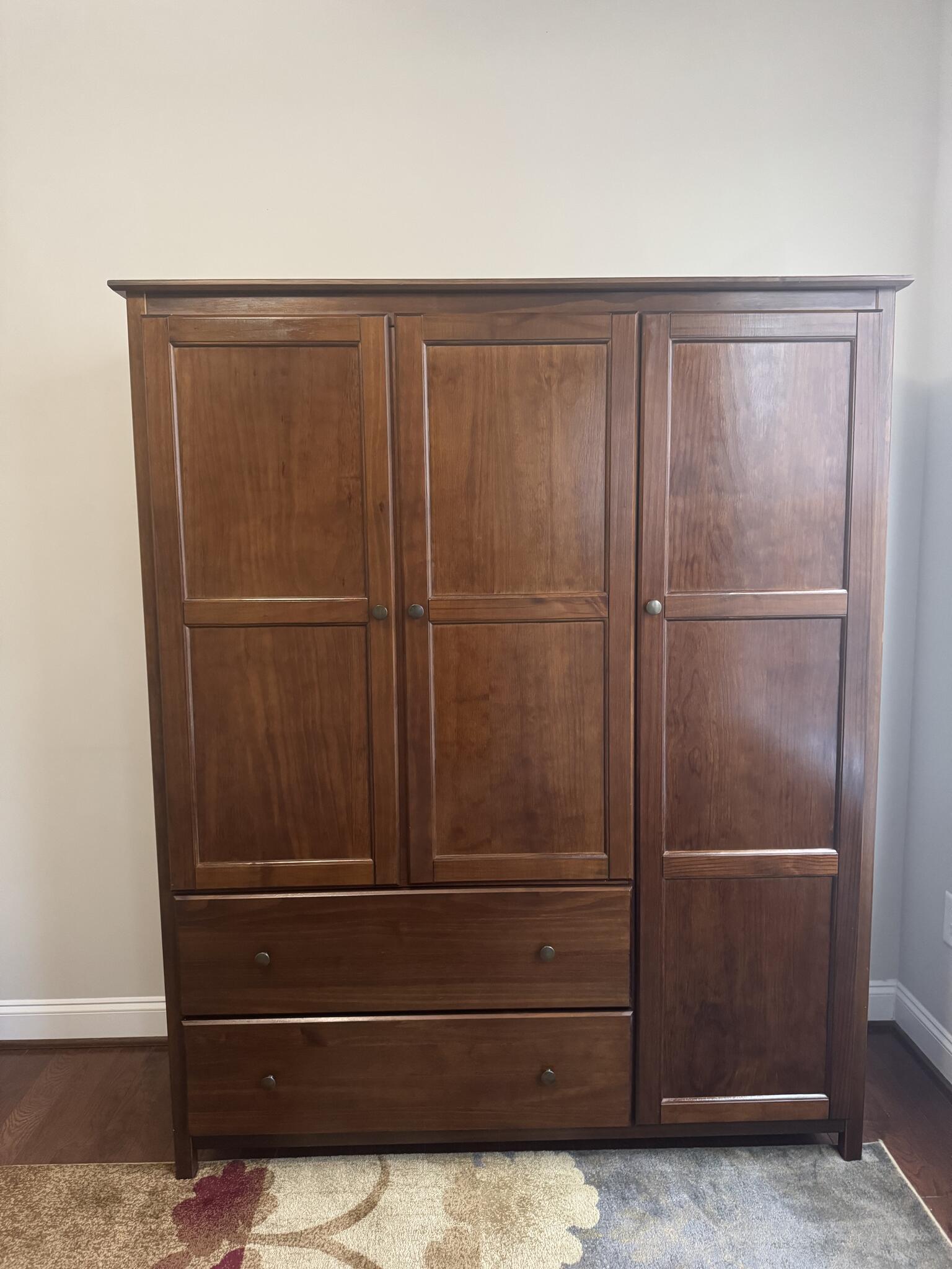 Cherry Wood Armoire