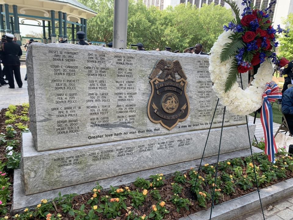 Fallen Officer Memorial Ceremony Part I (DeKalb County Police ...