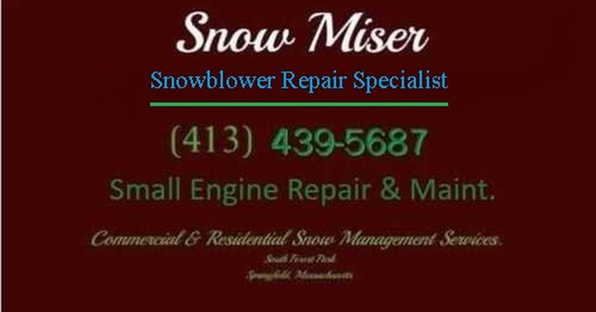 Mobile small engine repair for free in springfield ma for sale