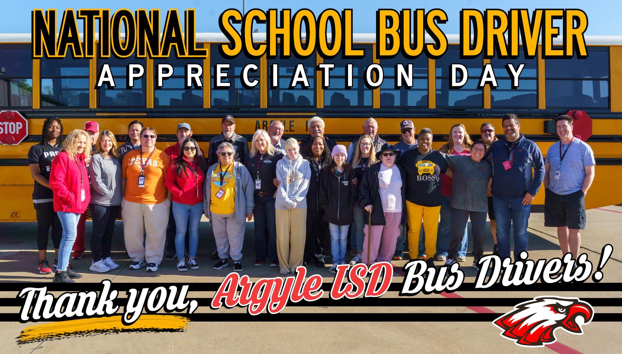 💛💛On National School Bus Driver Appreciation Day, let's give a round of ...