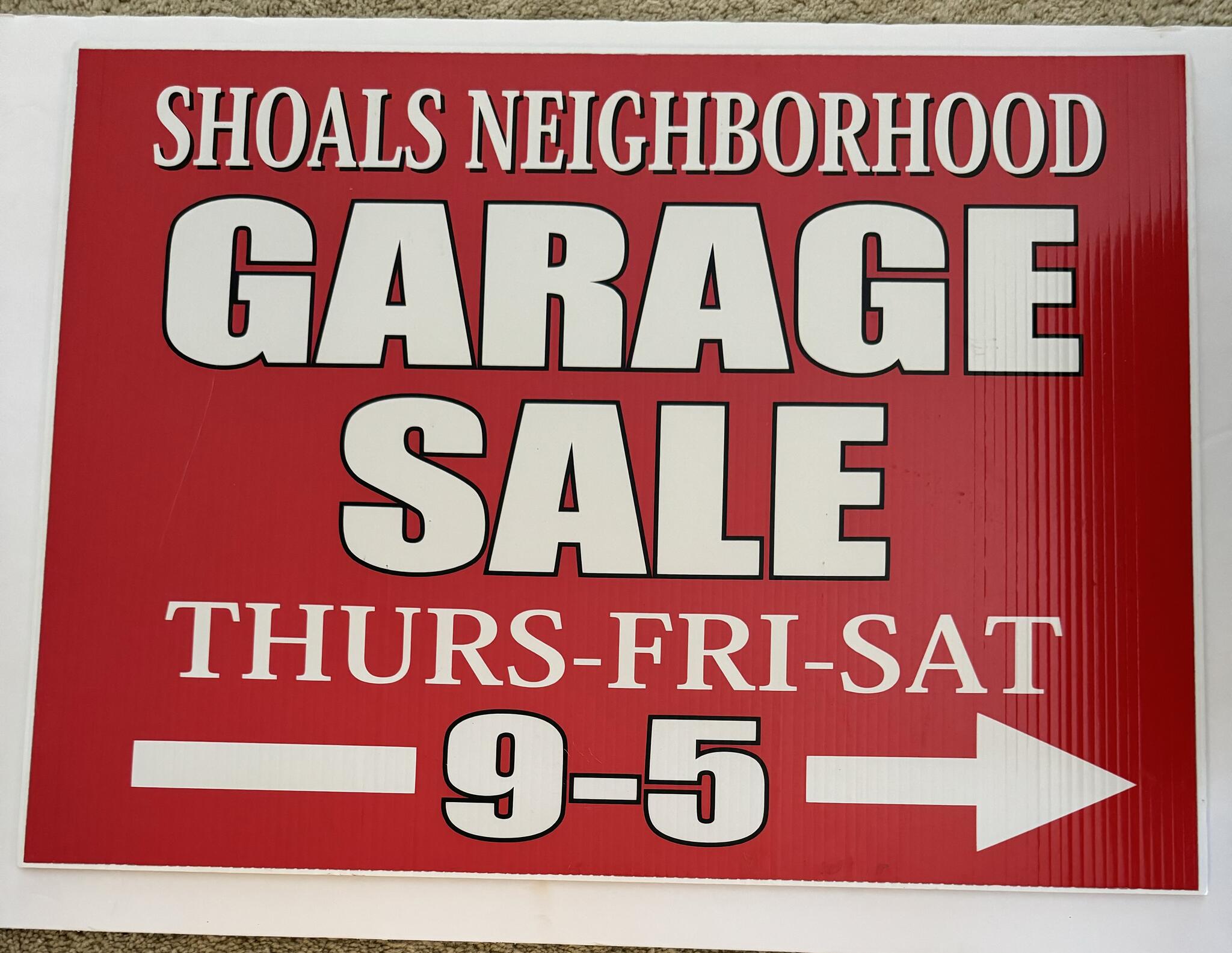 Shoals Subdivision Spring 2024 Garage Sale for 1 in Okemos, MI For