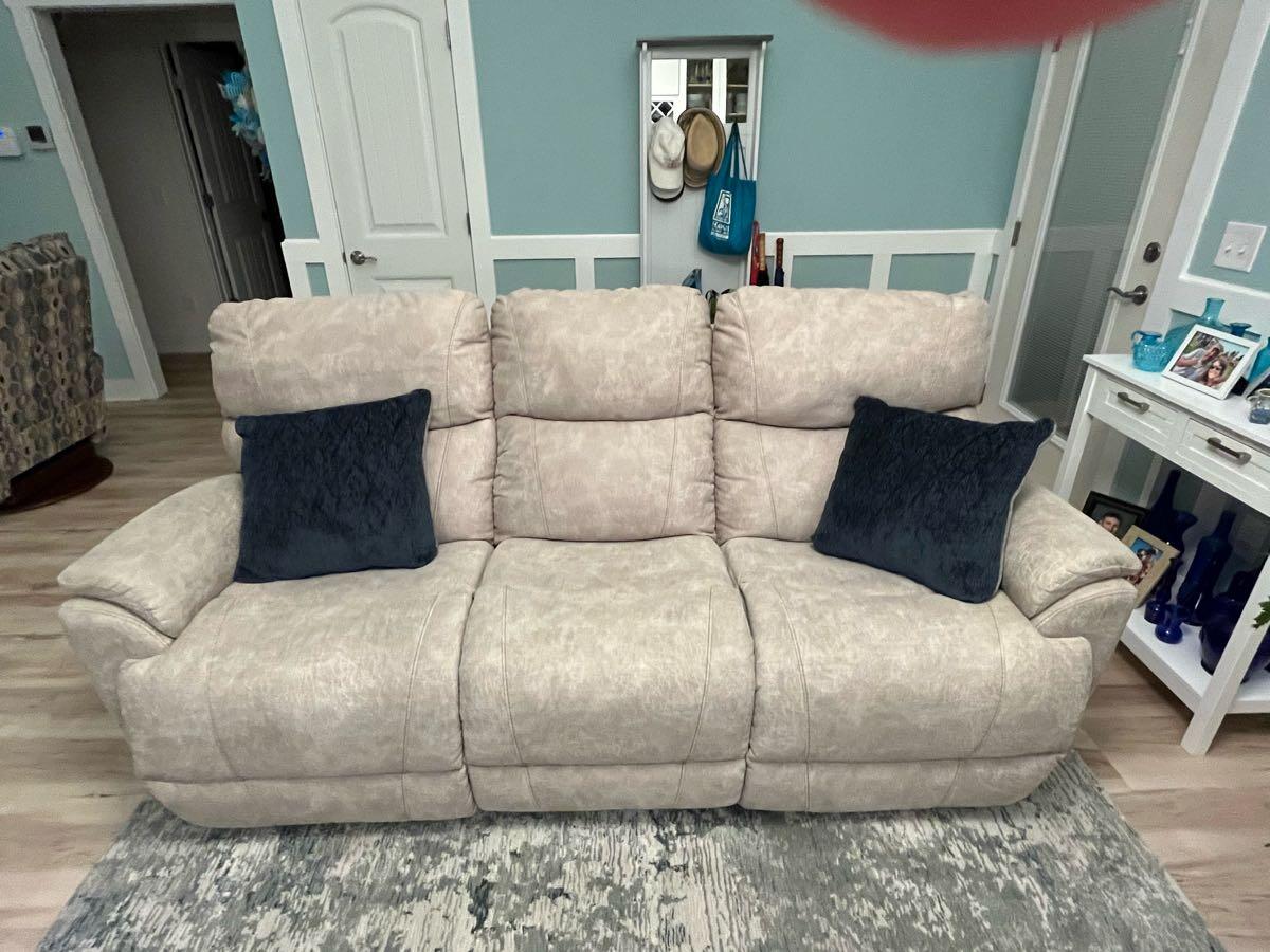 LaZBoy reclining sofa w/battery pack for 1150 in Wilmington, NC