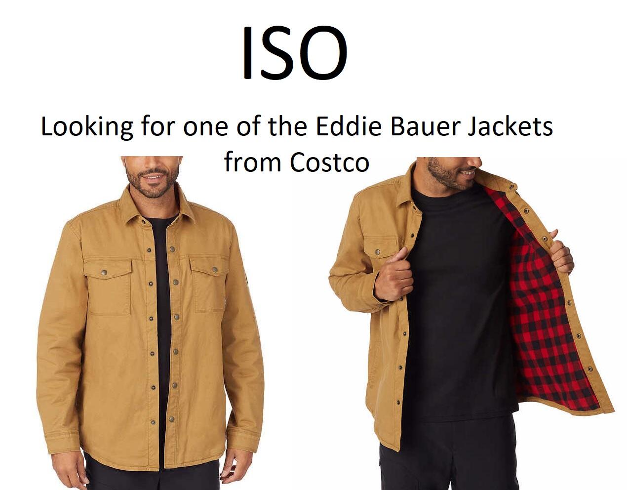 ISO Eddie Bauer Jacket from Costco for Free in Redmond, WA For Sale