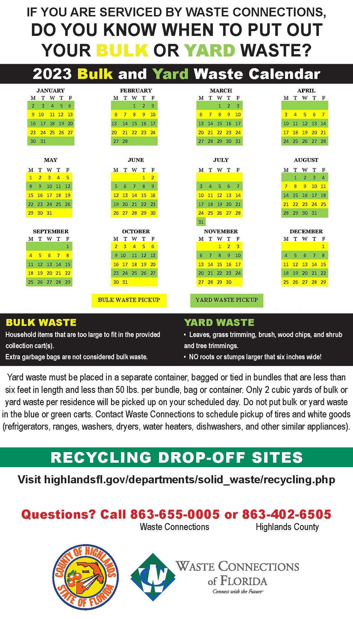 Highlands County Yard Waste Pickup 2024 Janaye Marquita