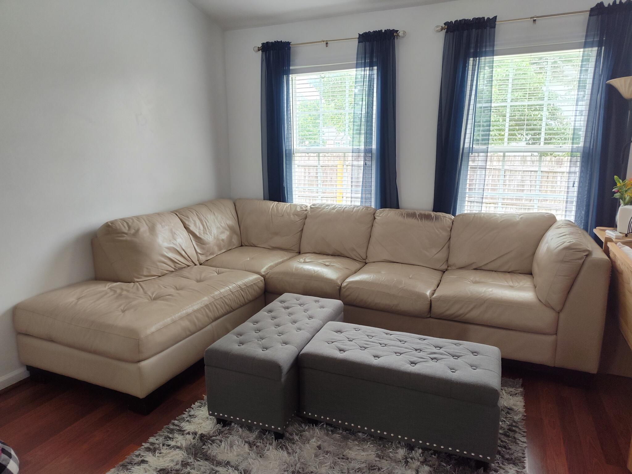 Sectional Leather Couch