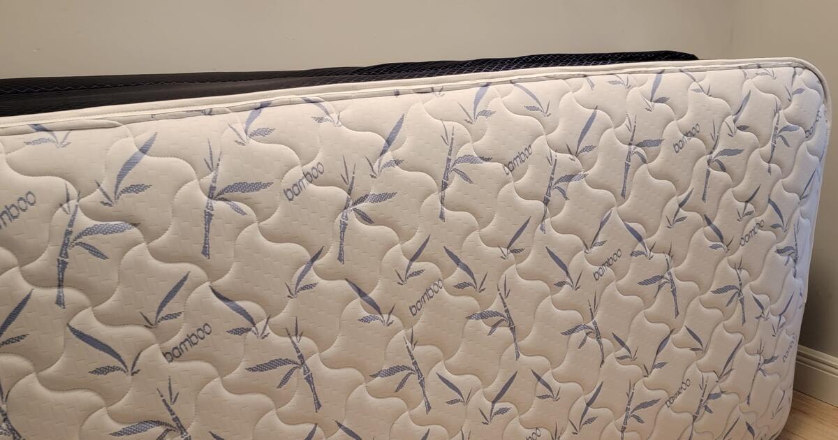 NEW BOX SPRING BED BASE + MATTRESS TWIN SIZE 10 inch for 85 in Miami