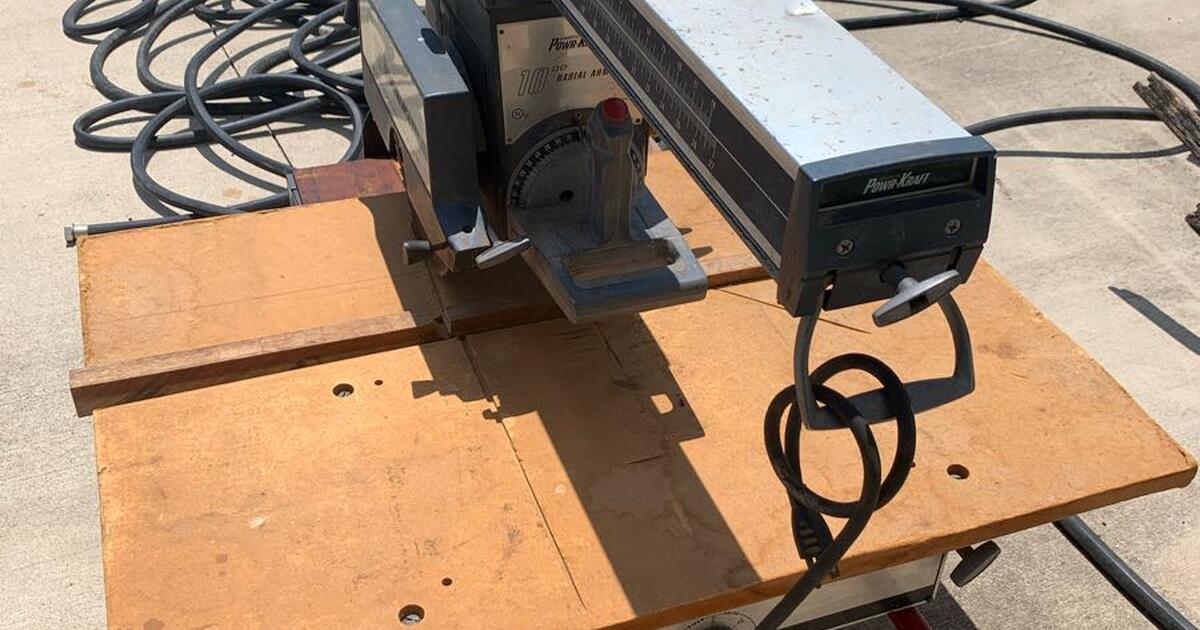 Ward’s PowrKraft 10” Radial Arm Saw for 30 in Fate, TX For Sale
