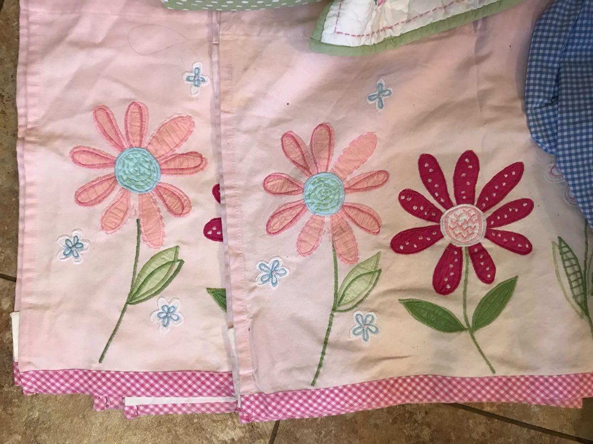 Floral Embroidered pottery barn nursery items