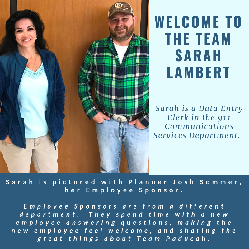 to the Team, Sarah Lambert (City of Paducah) — Nextdoor — Nextdoor