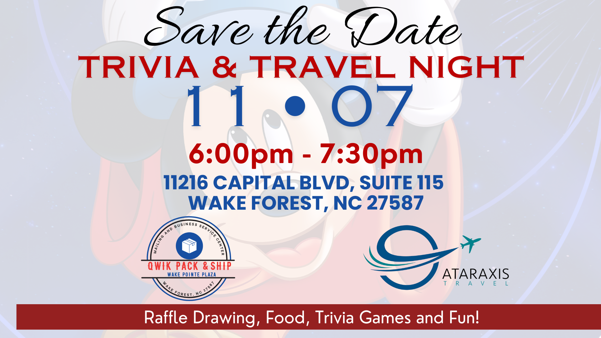 Trivia and Travel Night