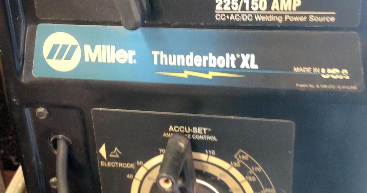Miller Thunderbolt XL Arc Welder for $350 in El Dorado Hills, CA | For ...