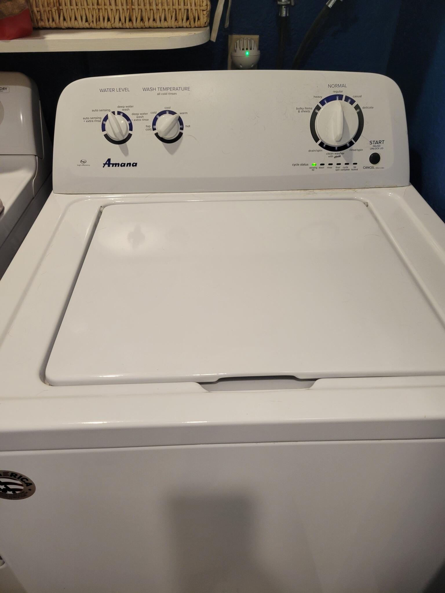 Amana Washing Machine Model NTW4516FW for Free in Folsom, CA For Sale