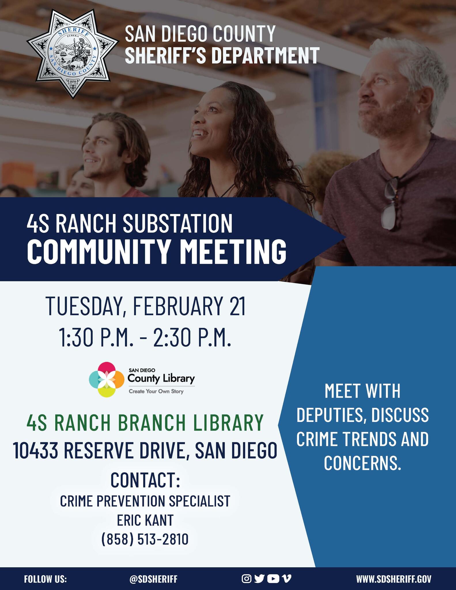 The 4S Ranch Substation is going to be hosting a community meeting on ...