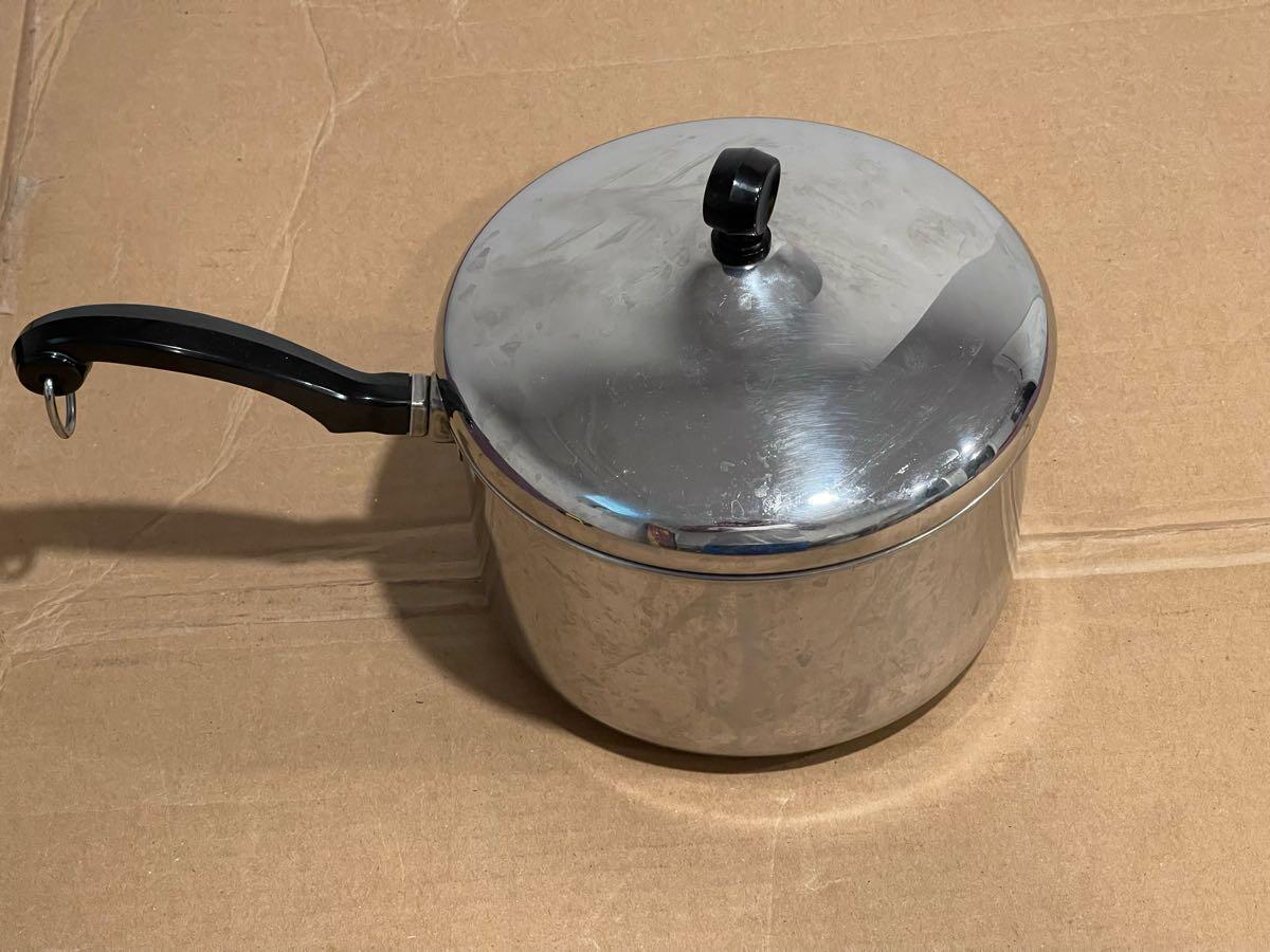 Farberware 2 Quart Saucepan With Lid, Bronx NY, Aluminum Clad