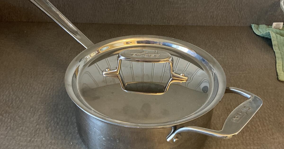 AllClad D5 3 Quart stainless steel saucepan for 100 in Crystal, MN