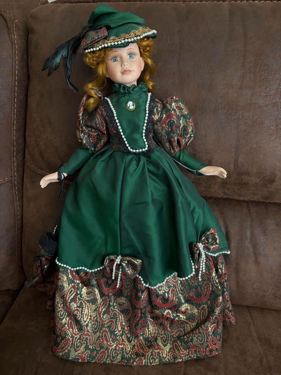 Vintage Porcelain Doll In Green Dress For $40 In San Ramon, CA | For Sale &  Free  Nextdoor