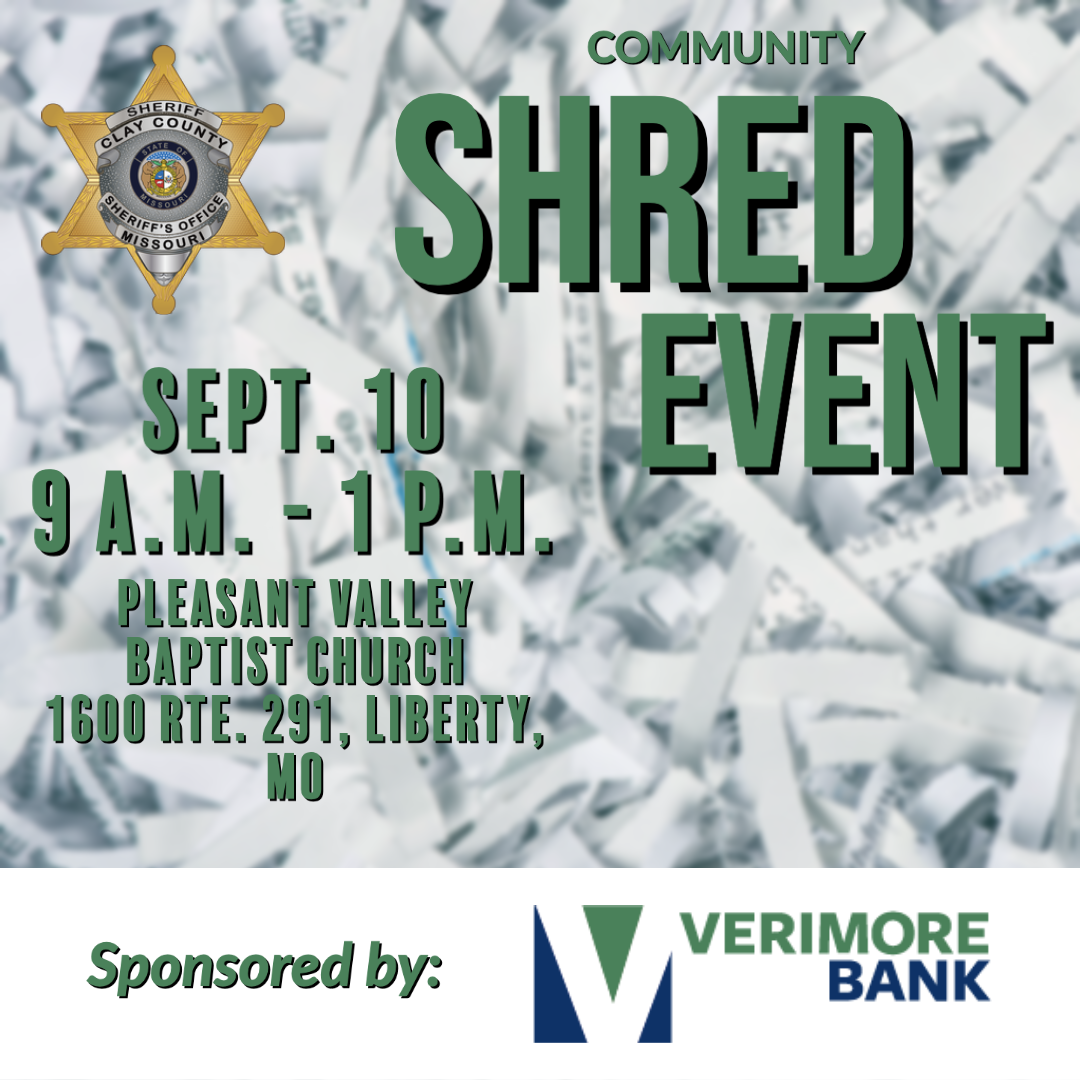 Sheriff’s Office, Verimore Bank Host Free Shredding Event (Clay County ...