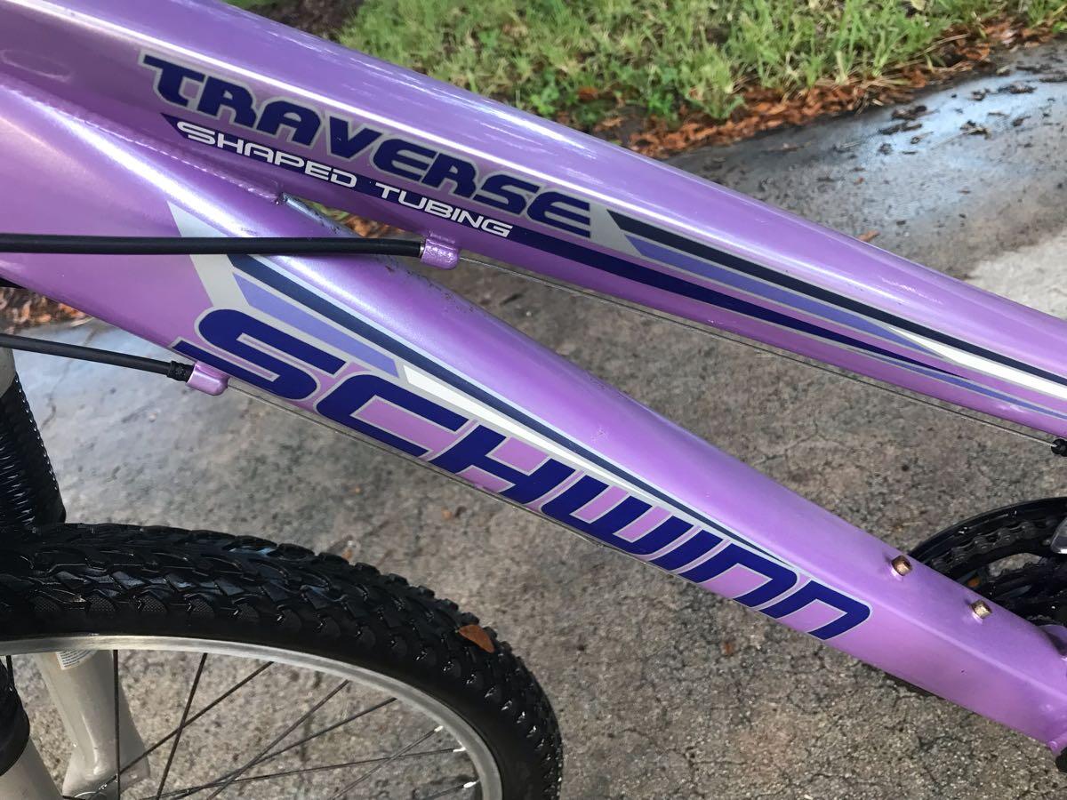 schwinn traverse 24 purple