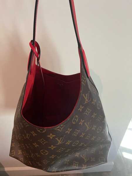 Authentic Louis Vuitton Flower Hobo Bag 
