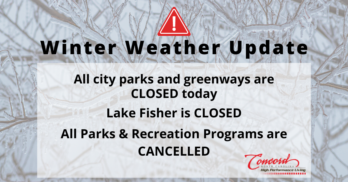 City of Concord Inclement Weather Service Updates (City of Concord