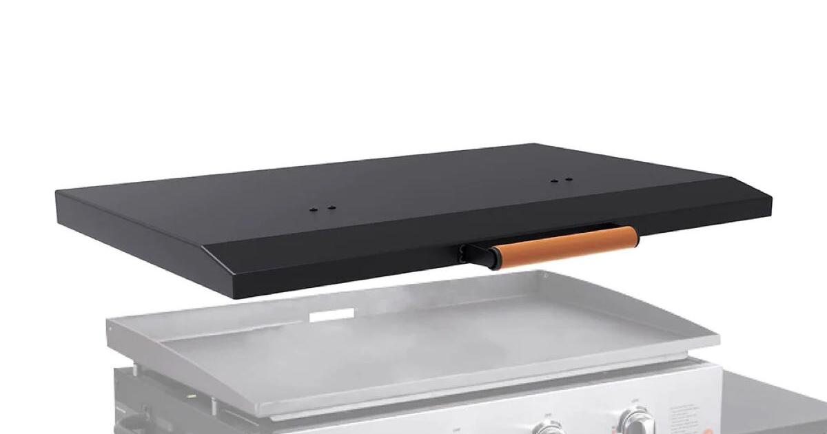 New 36 inch Blackstone griddle cover premium matte texture aluminum