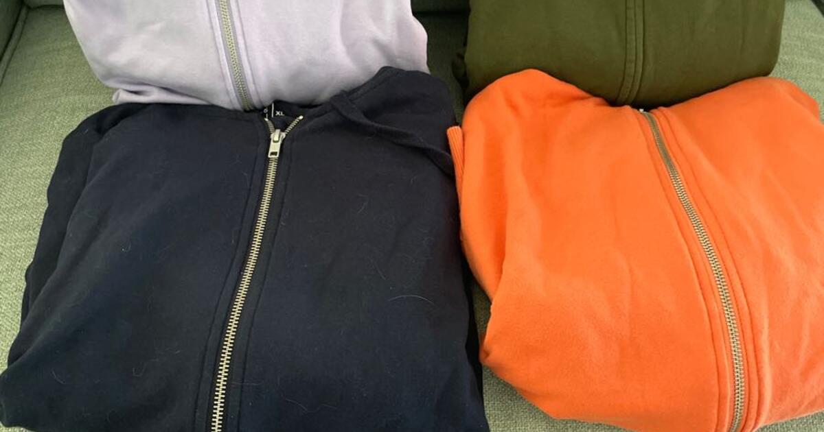 4 Hooded sweatshirt zip front jackets for $20 in Murrells Inlet, SC ...