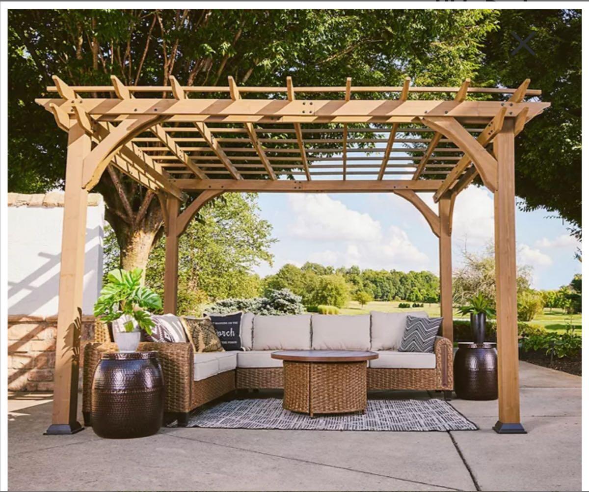 Broyhill 10' x 12' Laurel Terrace Cedar Pergola for $645 in Plant City ...