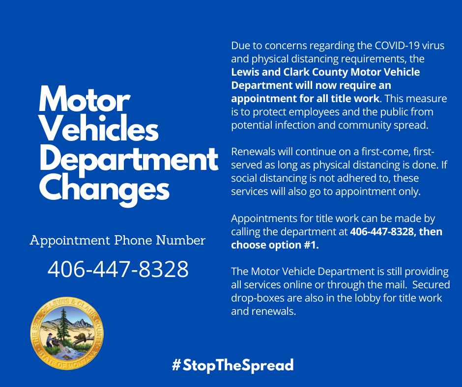 LC County Motor Vehicles registration changes to go into effect July 6